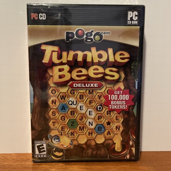 Other - Pogo.com Tumble Bees Deluxe PC Game CD Rom New Sealed Includes Bonus Tokens